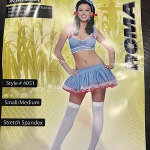Sexy Dorothy Wizard of Oz Costume. Size S/ M